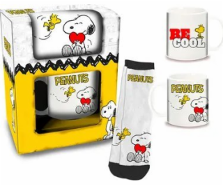 Coriex Dárková sada Coriex Peanuts - Hrnek s ponožkami 1 ...