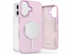 Tech-Protect Silikonový kryt TECH-PROTECT PURE MAGSAFE pro iPhone 16, růžová perleťová