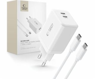 Tech-Protect Nabíječka TECH-PROTECT NC45W-GAN 2PORTOVÁ SÍ...