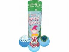 NoName BOMB COSMETICS_SET Sada vánočních koupelových bomb Merry Gonkmas 3 ks.