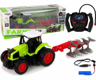 LeanToys Traktor na dálkové ovládání 1:16 s gumovými kole...
