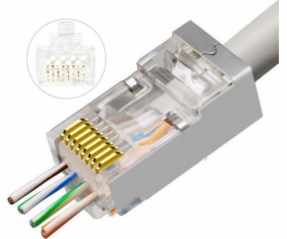 MicroConnect Modulární konektor EZ RJ45 CAT6a