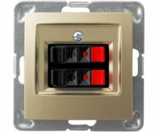 Ospel Speaker socket Impresja dvojitá zlatá metalíza (GG-...
