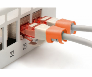 Digitus DIGITUS Farbclips für Patchkabel 100Stk. Pomerančový