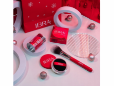 Ibra IBRA_SET sypký transparentní pudr 12g + houbička na make-up + štětec na pudr