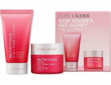 KANN ESTEE LAUDER_SET Skin Grumpy, Get Glowy Výživná mycí pěna na obličej 30 ml + pleťový krém 15 ml