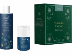 Hagi Kapitáne Ho Ho Ho! sada sprchového gelu 300ml + krémového gelu po holení 50ml