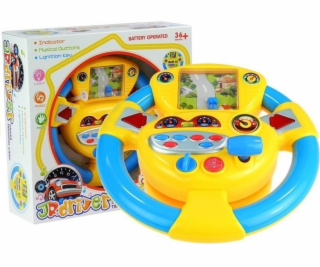 LeanToys Interaktivní volant pro dětské zvuky LEAN Toys
