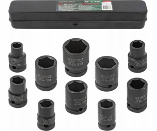 Rockforce Sada rázových nástrčných klíčů Impact 1/2, 10dí...