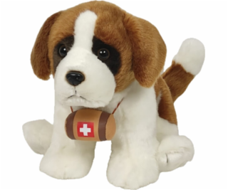 Dubi Plyšový maskot psa sv. Bernarda s hlavičkou, 25 cm, ...