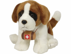 Dubi Plyšový maskot psa sv. Bernarda s hlavičkou, 25 cm, měkký plyšový medvídek