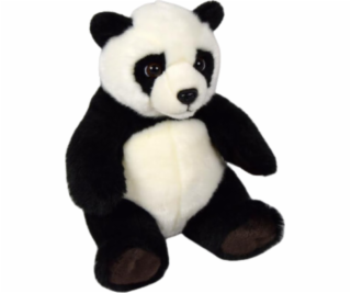 Dubi Plyšový maskot panda s motivem medvídka 28 cm, černo...