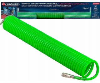 Forsage Spirálová hadice s rychlospojkami 14 mm x 15 m