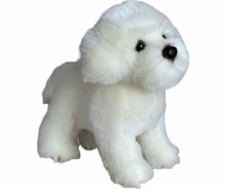 Dubi Plyšový maskot maltézského psíka stojící, 30 cm, měk...