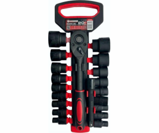 Forcekraft Sada nástrčných klíčů 1/2, 20dílná. (s ráčnou ...