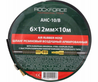 Rockforce Pneumatická hadice Gumová vyztužená 6 mm x 10 m...