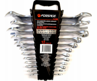 Forsage Sada otevřených a plochých klíčů 12 kusů