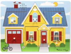 Melissa & Doug Puzzle se zvukem - Po domě (10734)