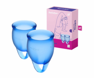 Menštruačný kalíšok Feel confident Satisfyer (modrý)