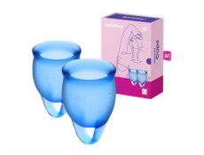 Menštruačný kalíšok Feel confident Satisfyer (modrý)
