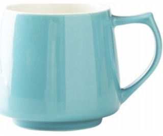 Origami ORIGAMI - Keramický hrnek s aroma 320ml tyrkysový