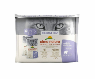 Almo Nature Multipack Digestive 3 x ryba, 3 x drób dla ko...