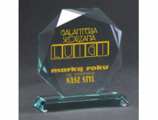 Victoria Sport Skleněná trofej s rytím a pouzdrem + výplň barvou