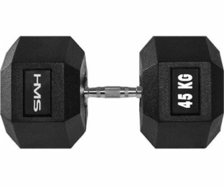 HMS Pogumovaná činka Hex Pro 1 x 45 kg