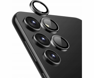 CRONG Tvrzené sklo pro Samsung Galaxy S24+, černé
