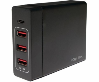 LogiLink Nabíječka 4x USB-A 2,4 A (PA0122)