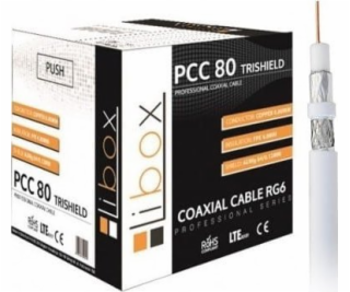 Libox Koaxiální kabel PCC 80 trishield 300m Libox