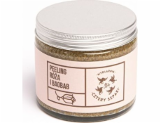 Mydlarnia Cztery Szpaki Cztery Szpaki tělový peeling z růže a baobabu - 250 ml