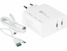 Alcasa Nabíječka PCA-W006W, univerzální, bílá, rychlonabíjecí, interní