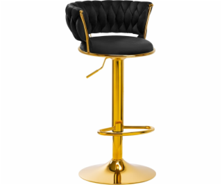 Activeshop Barová židle 4Rico QS-B313a sametově černá