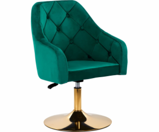 Activeshop Otočné křeslo 4Rico QS-BL14G sametově zelené