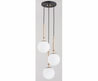 Alfa Závěsná lampa Volda Picolo White se 3 světly, černá/...
