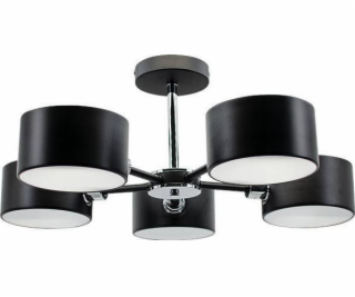 Mdeco Závěsná lampa ELM3020/5 BL 8C Stínidlo MDECO kovové...