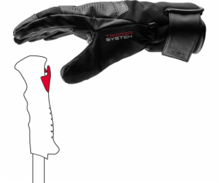 Leki LEKI GLOVES Performance 3D GTX černá 7.5