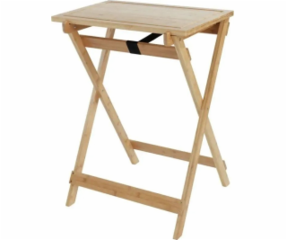 Wenko Skládací bambusový stůl LUGO s prkénkem a podnosem,...