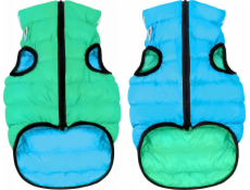DOGGY Pánská bunda L 65 JACKET LUMI REFLEXNÍ SVĚTLE ZELENÁ + MODRÁ