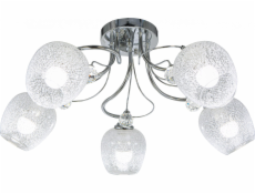 Mdeco Stropní lampa Stropní lampa do ložnice ELM8824/5 8C nad postelí chrom