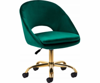 Activeshop Otočná židle 4Rico QS-MF18G sametově zelená