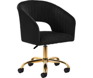 Activeshop Otočná židle 4Rico QS-OF212G sametově černá