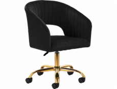Activeshop Otočná židle 4Rico QS-OF212G sametově černá