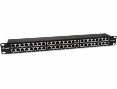 Equip Patchpanel Equip 48x RJ45 Cat6A 19 FTP 1HE Premium černý