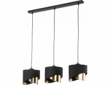 TKKRYWULT TK Lighting Grant 4877 závěsná lampa 3x15W E27 černá/zlatá
