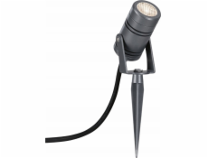 Paulmann Zahradní bodové světlo RADON 11W 650lm 3000K IP65 230V šedé/hliníkové