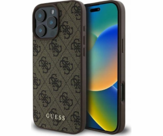Guess Guess GUHCP16LG4GFBR Tvrdý kryt pro iPhone 16 Pro 6...