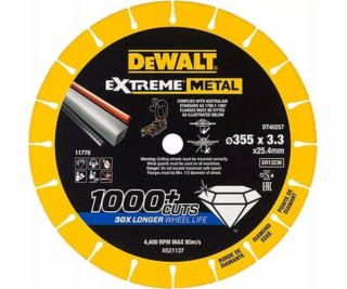 Dewalt Extreme Metal kotouč 355x25,4x3,3 mm