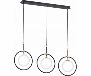 Alfac Závěsná lampa Alfa Akira 62207, 3x40W, E14, bílá/černá